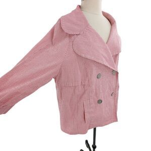 LAL seersucker jacket size 1X